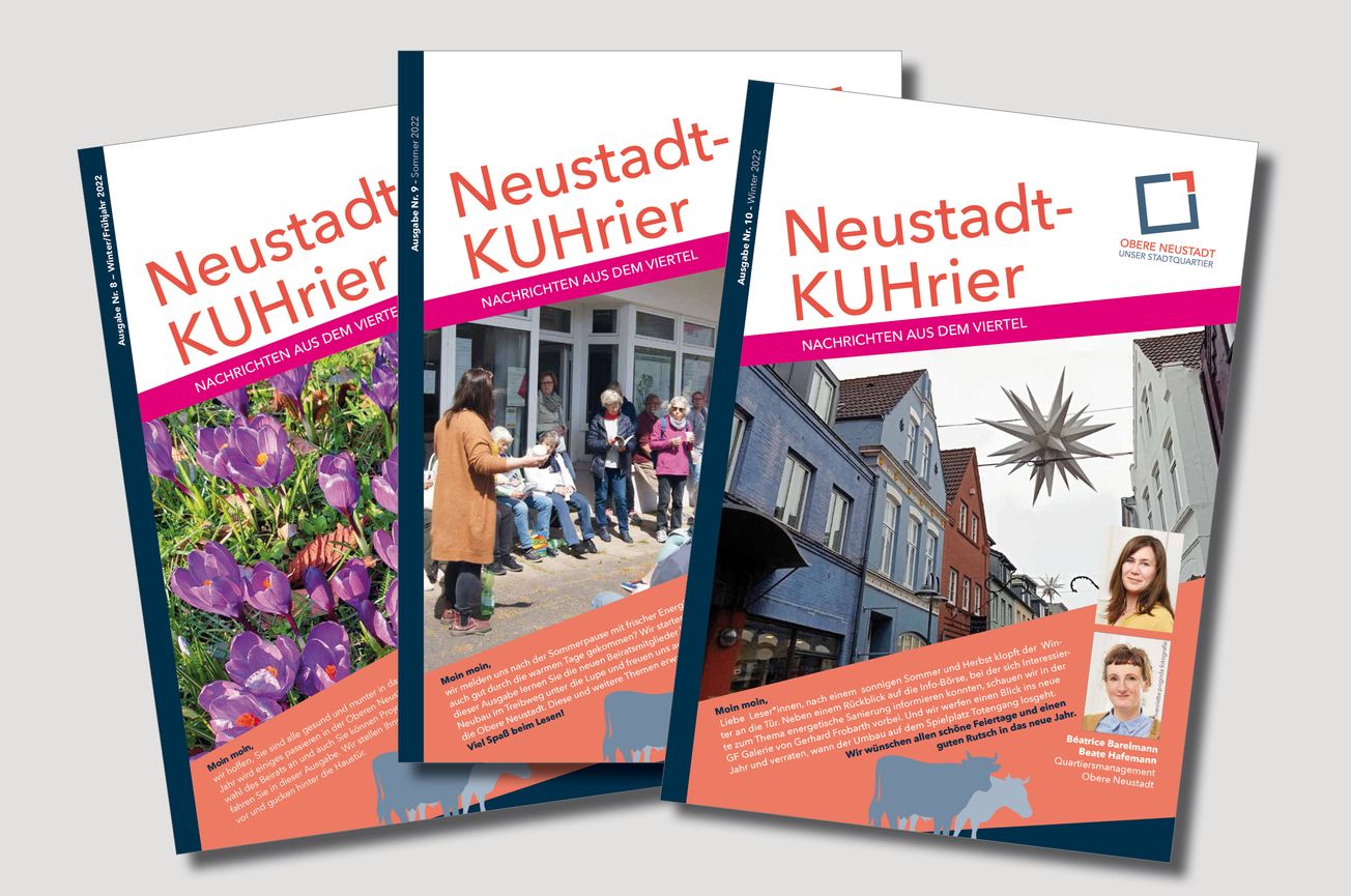 Die Stadtteilzeitung "Neustadt-KUHrier"