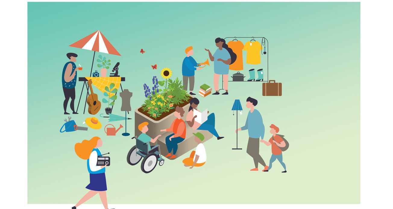 Flohmarkt und Nachbarschafts-Café am kommenden Wochenende